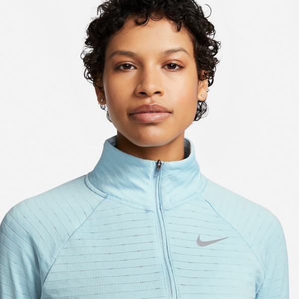 Nike Therma-FIT Element Maglia - Ocean Bliss/Reflective Silver