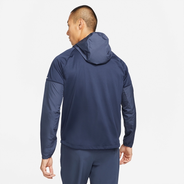 Nike Therma-FIT Repel Miler Jacket - Obsidian/Thunder Blue/Reflective Silver