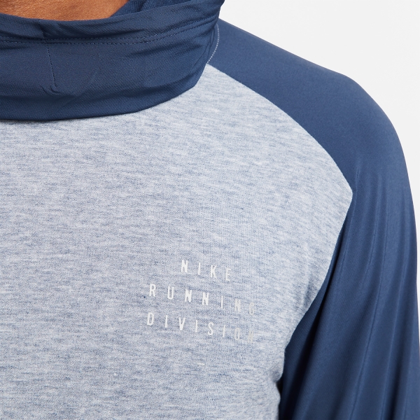 Nike Therma-FIT Run Division Shirt - Midnight Navy/Pure/Reflective Silver