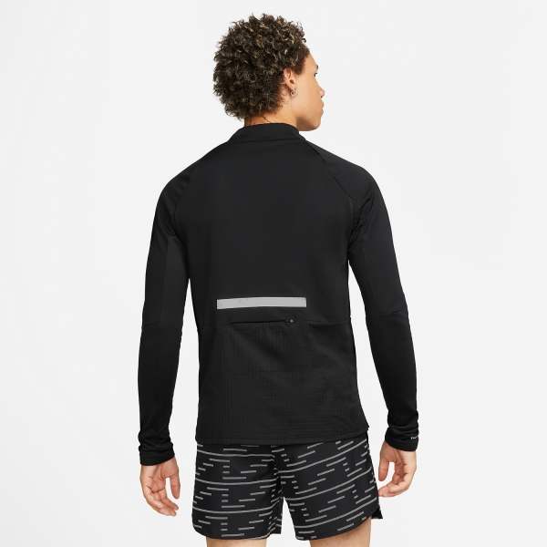Nike Therma-FIT Run Division Shirt - Black/Reflective Silver