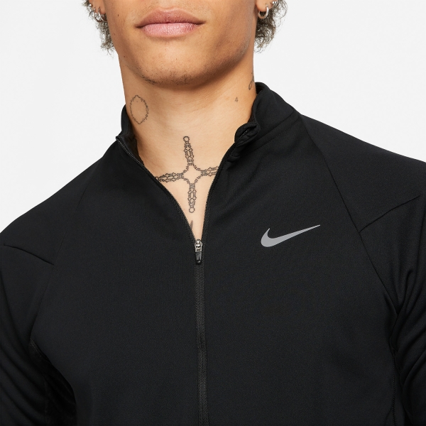 Nike Therma-FIT Run Division Shirt - Black/Reflective Silver