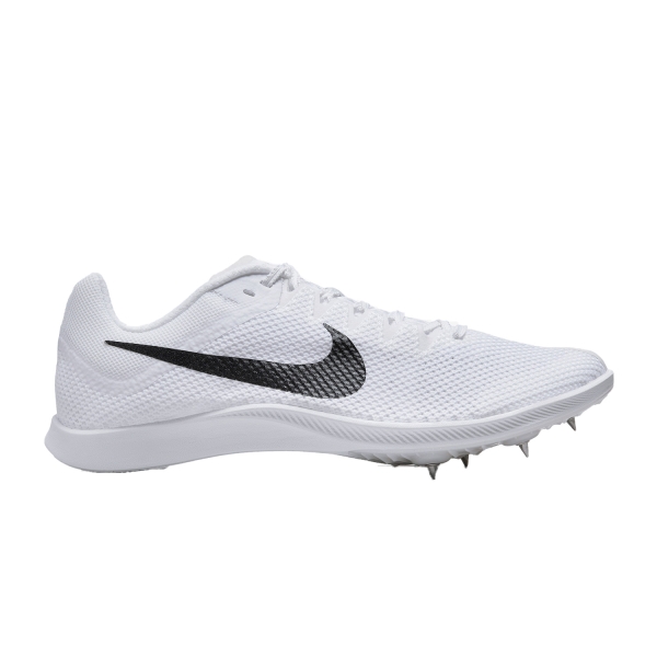 Men's Racing Shoes Nike Zoom Rival Distance  White/Black/Metallic Silver DC8725100