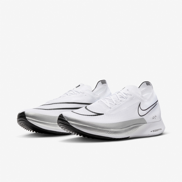 Nike ZoomX Streakfly - White/Black/Metallic Silver