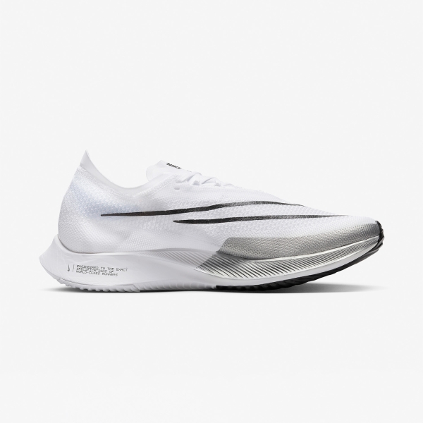 Nike ZoomX Streakfly - White/Black/Metallic Silver