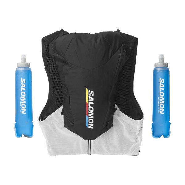 Salomon ADV Skin Set 12 Race Flag Backpack - Black/White