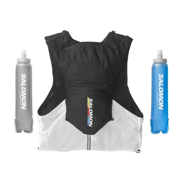 Salomon ADV Skin 5 Set Race Flag Backpack - Black/White