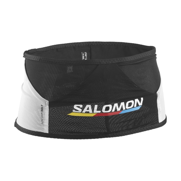 Cinturas de Hidratación Salomon ADV Skin Race Flag Cinturon  Black/White LC2044200