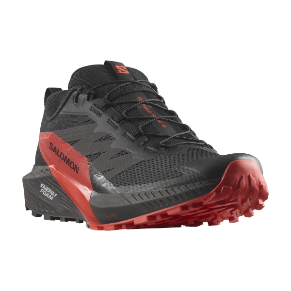 Salomon Sense Ride 5 - Black/Fiery Red/Black