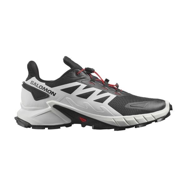 Men's Trail Running Shoes Salomon Supercross 4  Black/White/Fiery Red L41736600