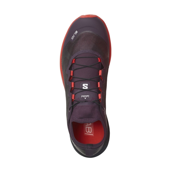 Salomon S/Lab Ultra 3 - Plum Perfect/Fiery Red/White