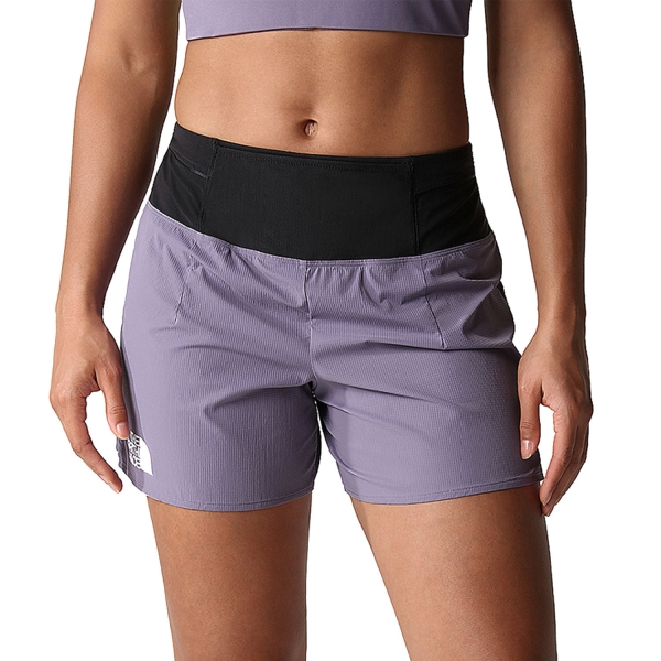 Women's Running Shorts The North Face Pacesetter 5in Shorts  Tnf Black/Lunar Slate NF0A7ZU1UK5