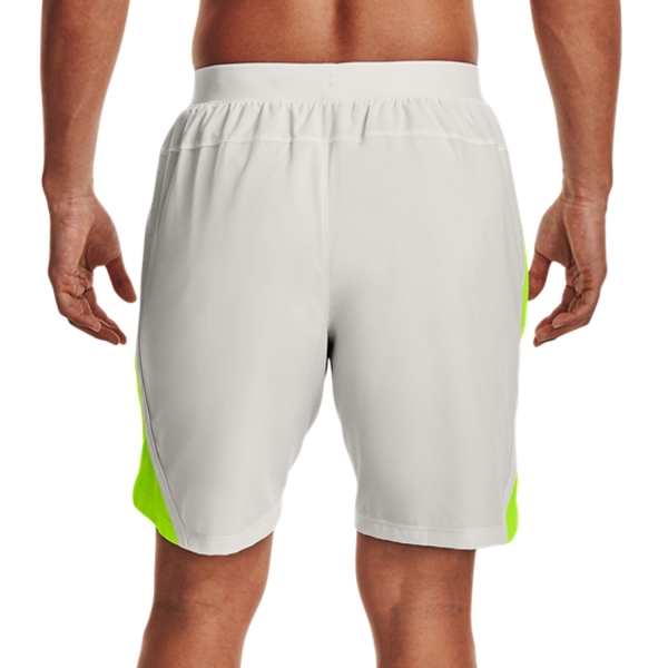 Under Armour Launch 7in Shorts - Gray Mist/Lime Surge