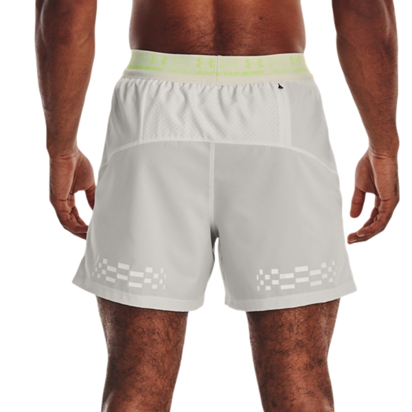 Under Armour Anywhere 5in Shorts - Gray Mist/Lime Surge