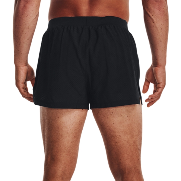 Under Armour Launch Split Performance 2in Shorts - Black/Reflective