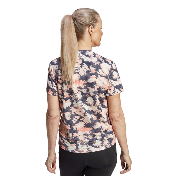 adidas Own The Run Cooler Camiseta - Coral Fusion/Legend Ink