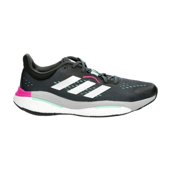 Woman's Structured Running Shoes adidas Solar Control  Carbon/Silver Metallic/Lucfuc HP5794