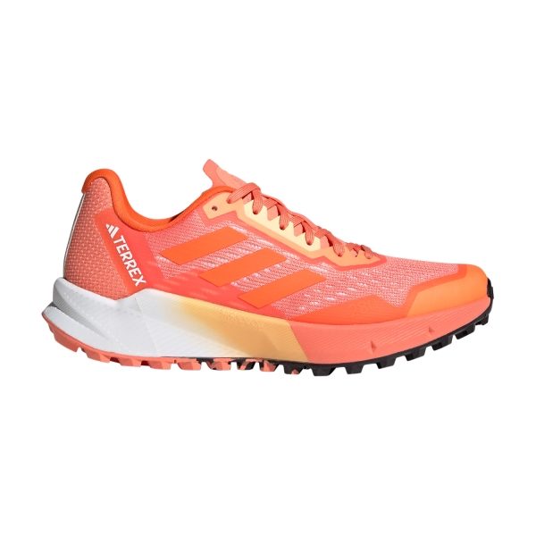 Women's Trail Running Shoes adidas Terrex Agravic Flow 2  Coral Fusion/Impact Orange/Cloud White HR1141