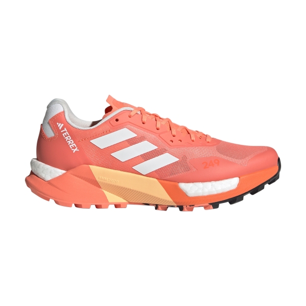 Zapatillas Trail Running Mujer adidas Terrex Agravic Ultra  Coral Fusion/Crystal White/Impact Orange HR1136