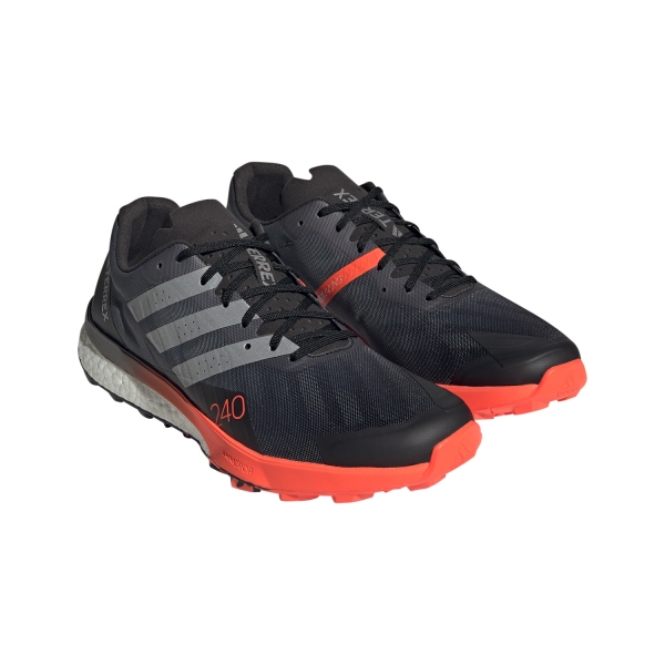 adidas Terrex Speed Ultra - Core Black/Metal Silver/Solar Red