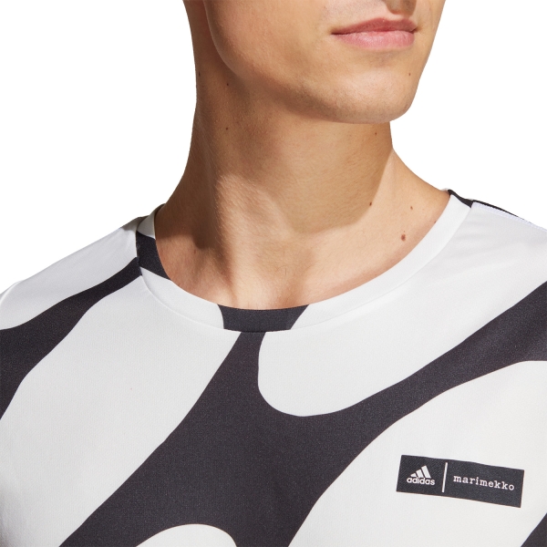 adidas x Marimekko Rise 3 Stripes T-Shirt - Cloud White/Black
