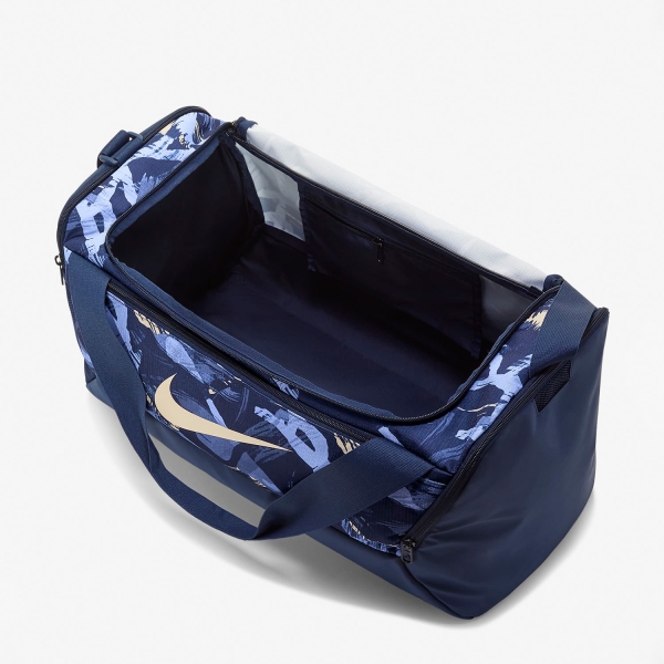 Nike Brasilia 9.5 Small Duffle - Midnight Navy/Pale Vanilla