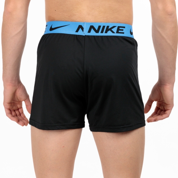 Nike Essential Micro Boxer x 3 - Print/Black W/Uni Red Wb