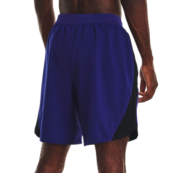 Under Armour Launch 2 in 1 7in Shorts - Sonar Blue/Black/Reflective
