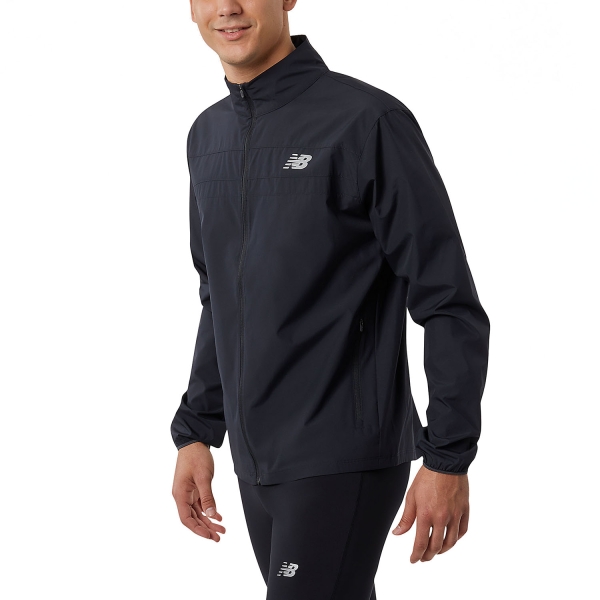 Men's Running Jacket New Balance Accelerate Logo Jacket  Black MJ23236BK