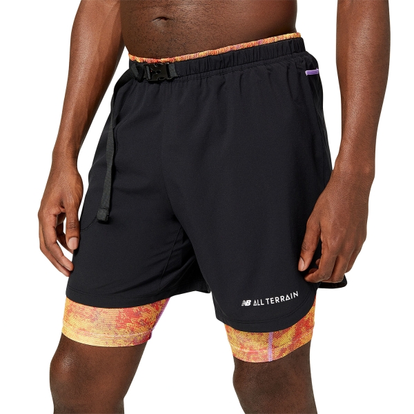 Pantalone cortos Running Hombre New Balance All Terrain 2 in 1 7in Shorts  Electric Purple MS23274EPU