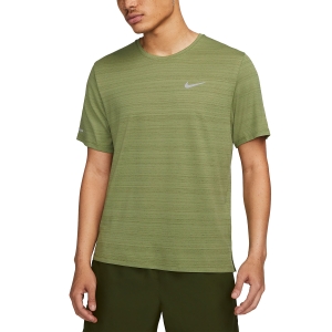 Men's Running T-Shirt Nike Miler Wild Run Classic TShirt  Alligator/Reflective Silver CU5992334