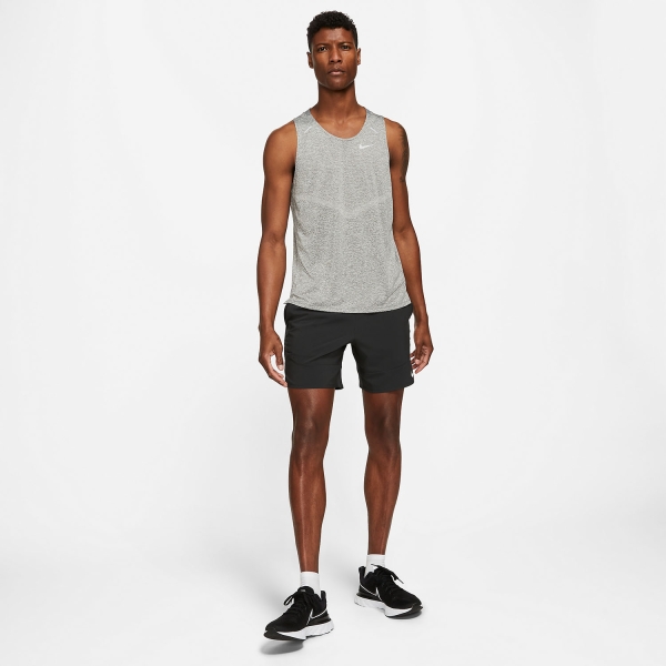 Nike Dri-FIT Rise 365 Tank - Smoke Grey/Heather/Reflective Silver