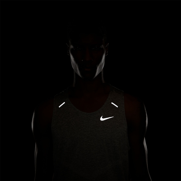 Nike Dri-FIT Rise 365 Tank - Smoke Grey/Heather/Reflective Silver