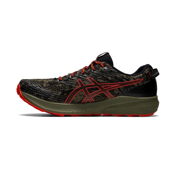 Asics Fuji Lite 3 - Mantle Green/Cherry Tomato