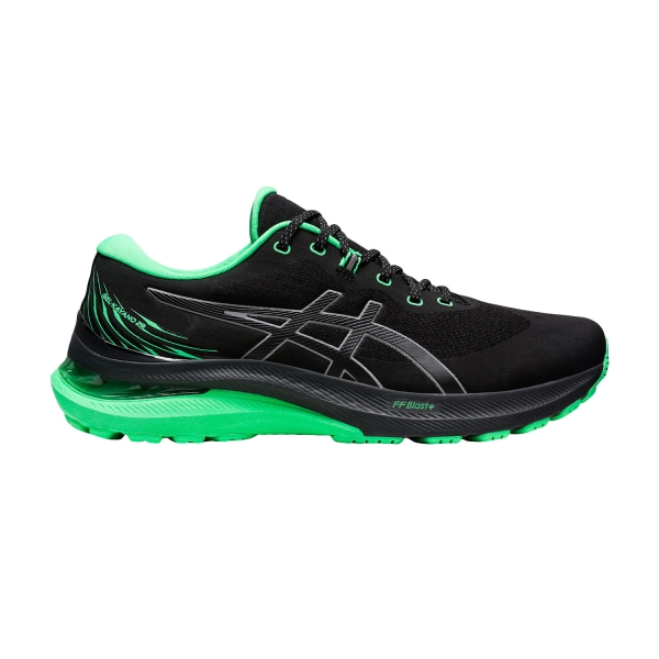 Men's Structured Running Shoes Asics Gel Kayano 29 Lite Show  Black/New Leaf 1011B473001