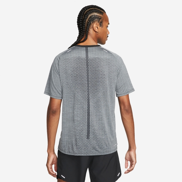 Nike Dri-FIT ADV Techknit Ultra Camiseta - Black/Smoke Grey/Reflective Silver