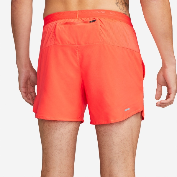 Nike Dri-FIT Stride 5in Pantaloncini - Bright Crimson/Black/Reflective Silver