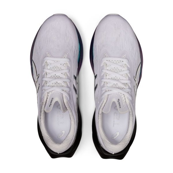 asics novablast white mint