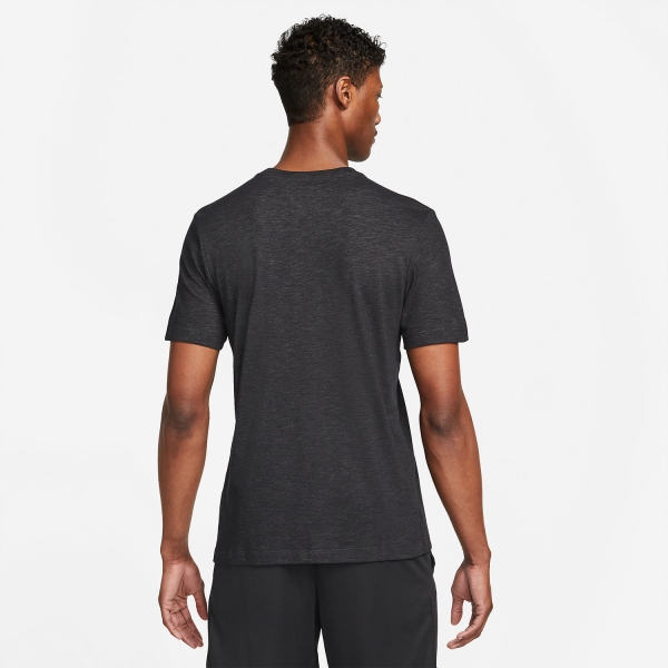 Nike Dri-FIT Slub Camiseta - Black/Smoke Grey