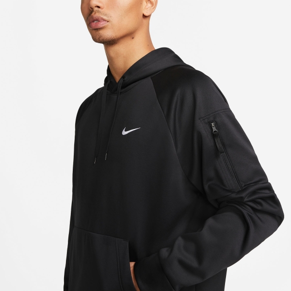 Nike Therma-FIT Swoosh Hoodie - Black/White