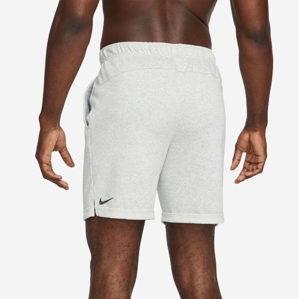 Nike Therma-FIT Yoga 7in Shorts - Grey Heather/Iron Grey