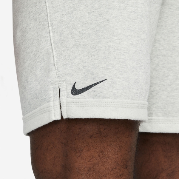 Nike Therma-FIT Yoga 7in Shorts - Grey Heather/Iron Grey