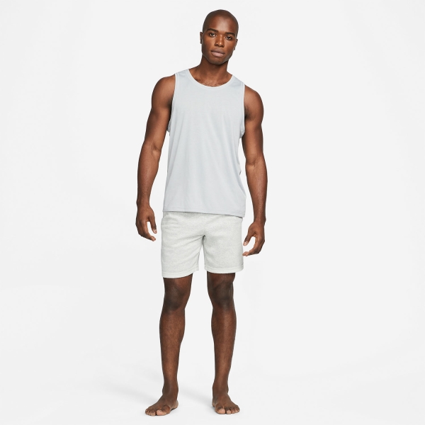 Nike Therma-FIT Yoga 7in Shorts - Grey Heather/Iron Grey