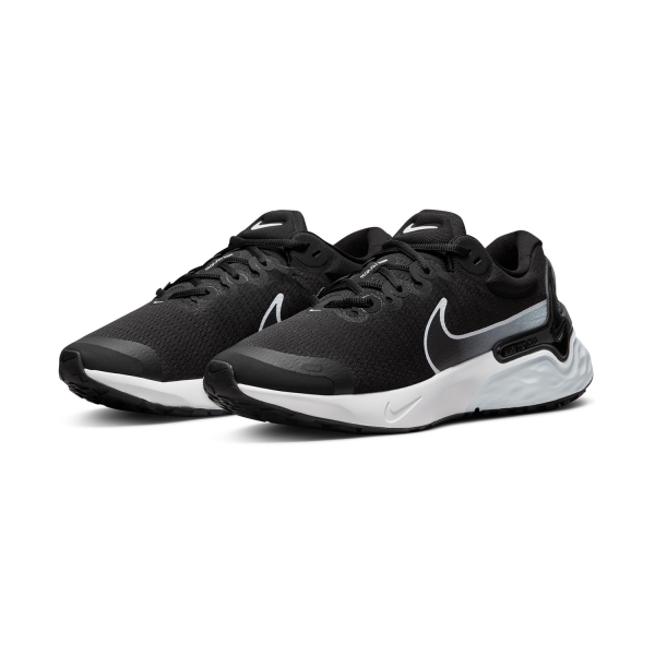 Nike Renew Run 3 - Black/White/Pure Platinum/Dark Smoke Grey