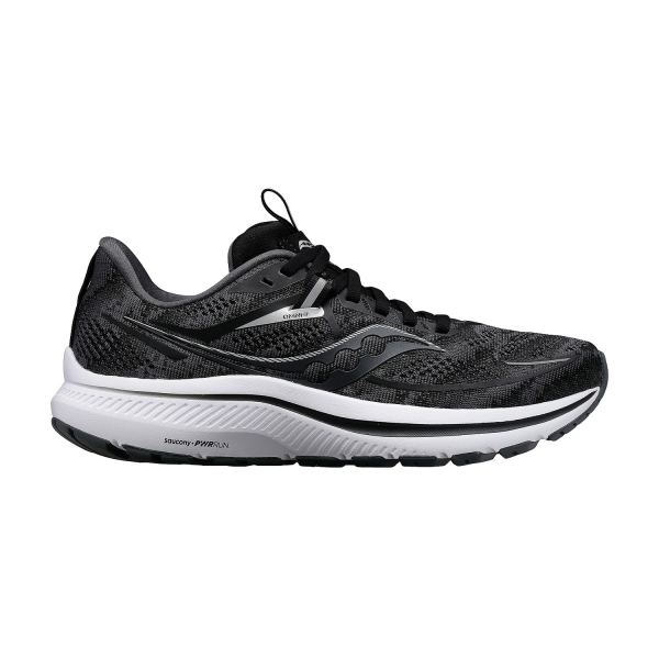 Men's Structured Running Shoes Saucony Omni 21  Black/White 2076210
