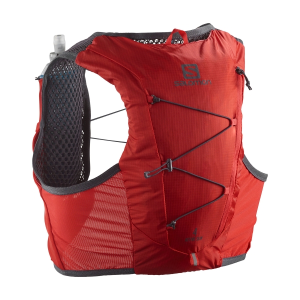 Hydro Backpacks Salomon Salomon Active Skin 4 Set Backpack  Fiery Red/Ebony  Fiery Red/Ebony 