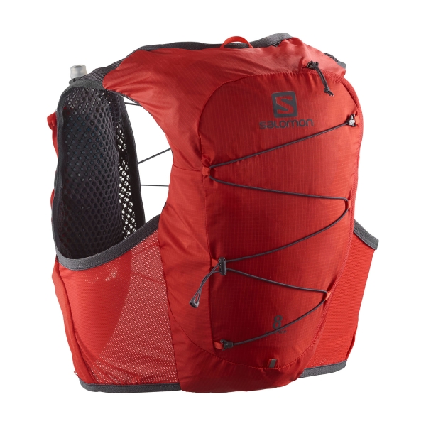 Hydro Backpacks Salomon Salomon Active Skin 8 Set Backpack  Fiery Red/Ebony  Fiery Red/Ebony 
