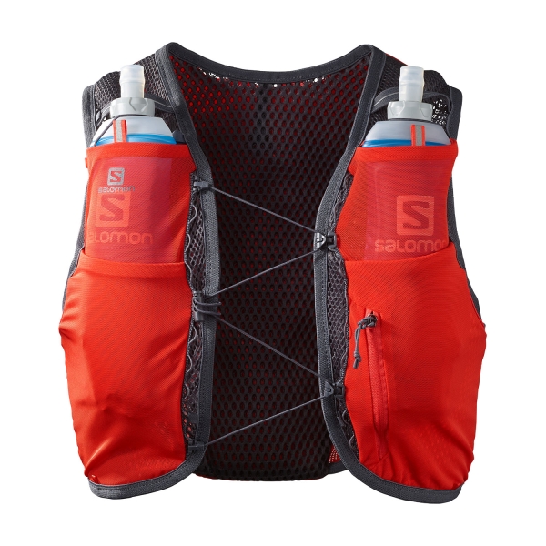 Salomon Active Skin 8 Set Backpack - Fiery Red/Ebony