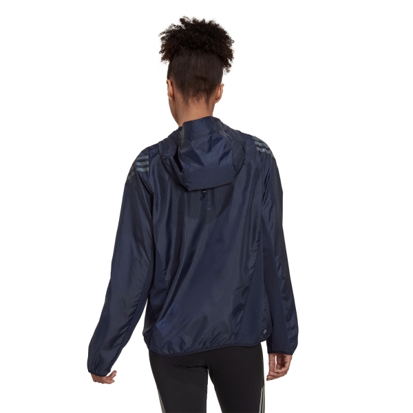 adidas 3 Stripes Windbreak Jacket - Legend Ink