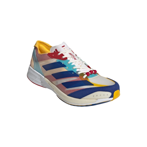 adidas Adizero Adios 7 - Crystal White/Crystal Royal/Power Red
