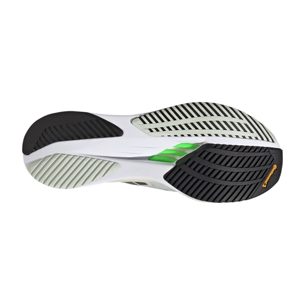 adidas Adizero Boston 11 - Crystal White/Night Metallic/Linen Green